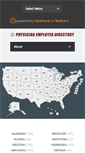 Mobile Screenshot of physicianemployerdirectory.com